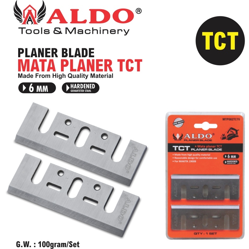 MATA PLANER TCT  6 MM 1900 / MATA PISAU KETAM / PLANER BLADE / MATA PISAU SERUT