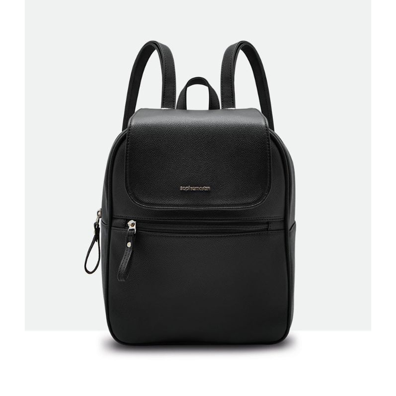 SOPHIE MARTIN _TAS WANITA RANSEL FLUER HITAM PROMO