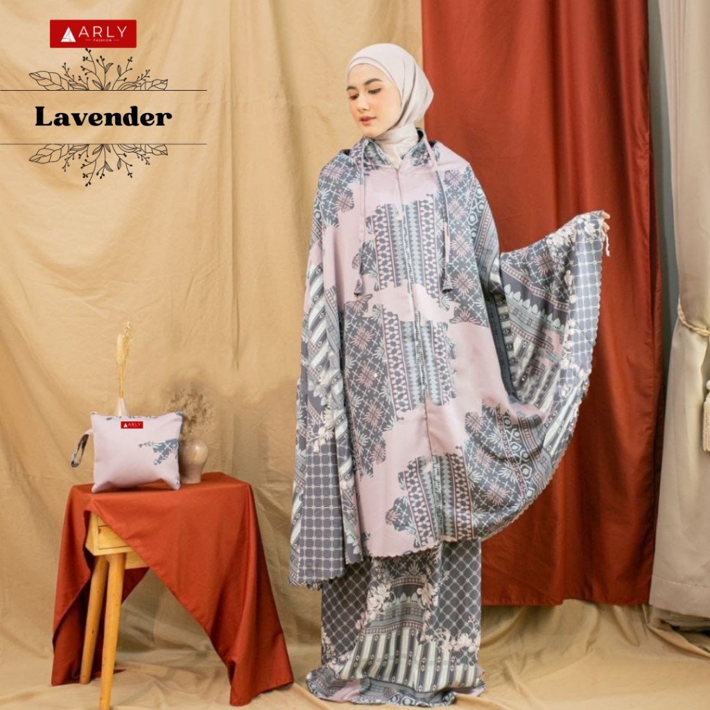 ARLY MUKENA MAXMARA LUXURY SILK PREMIUM JUMBO 2IN1 LASERCUT