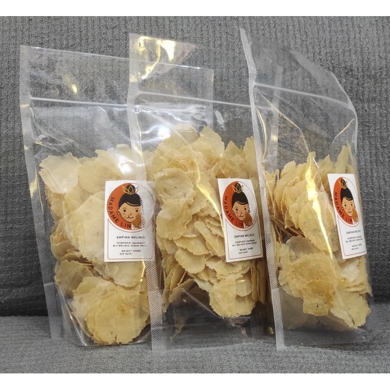 

Emping Melinjo Mentah Super Tipis Home Made by Madame Lin
