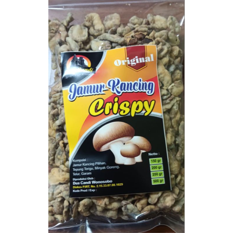 

Keripik Jamur Kancing Khas Wonosobo 250 gram