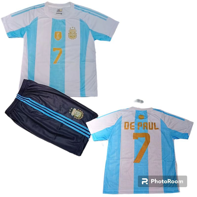 SETELAN JERSEY ARGENTINA PIALA COPA AMERIKA