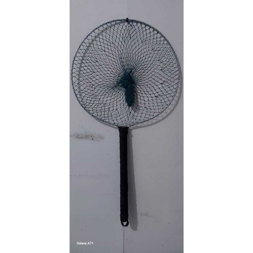 serokan ikan jumbo bahan nilon 40cm/fish net nilon 40cm