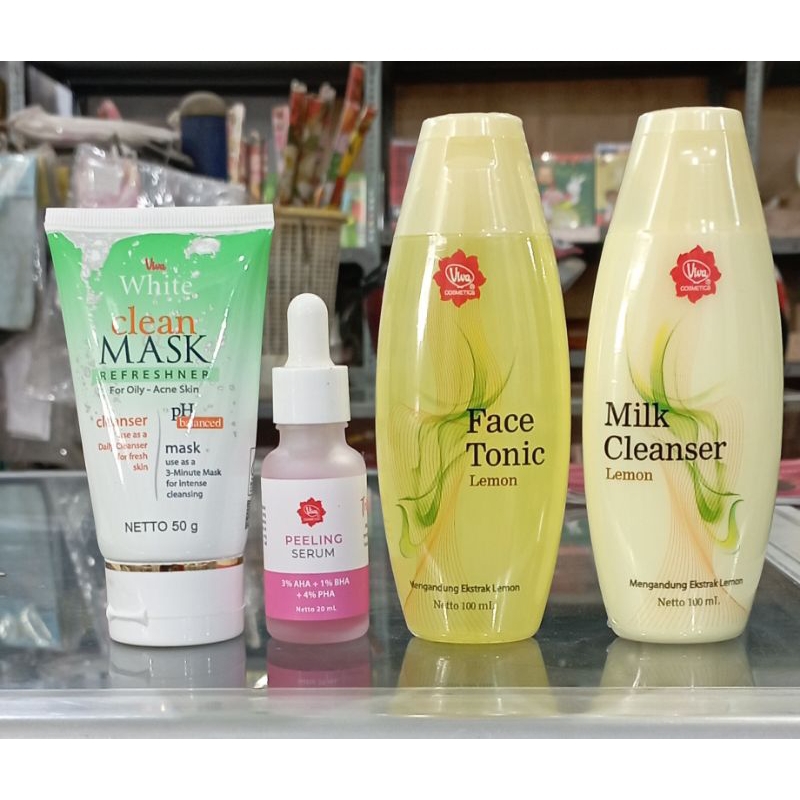 Viva paket facial untuk kulit berminyak /berjerawat