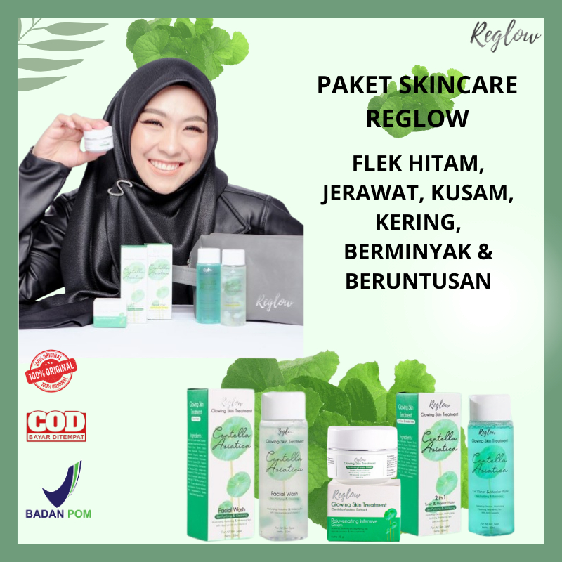 REGLOW SKINCARE DR. SHINDY reglow penghilang flek glowing skincare treatment original bpom reglow be