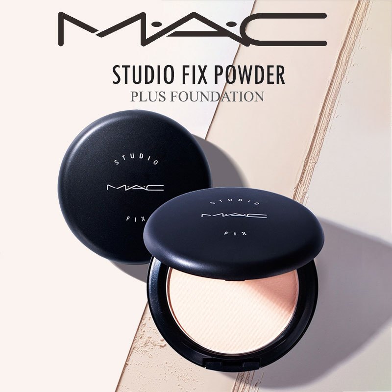 MAC Compact Studio Fix Powder Plus Foundation NC20/ NC25/ NC30/ NC37/ NC42/ NC50 Bedak Padat Compact