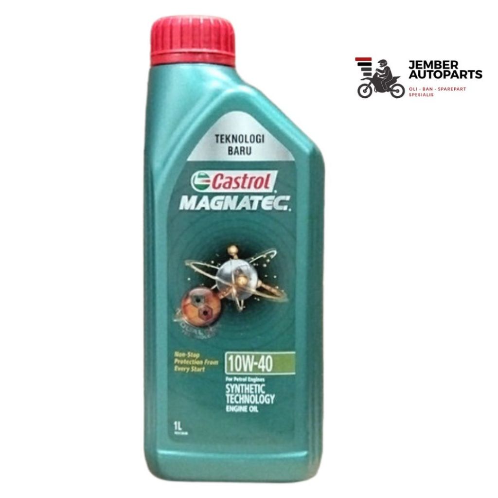 Oli Motor Castrol Magnatec 10w40 1 liter untuk mobil bensin ASLI jember autopart