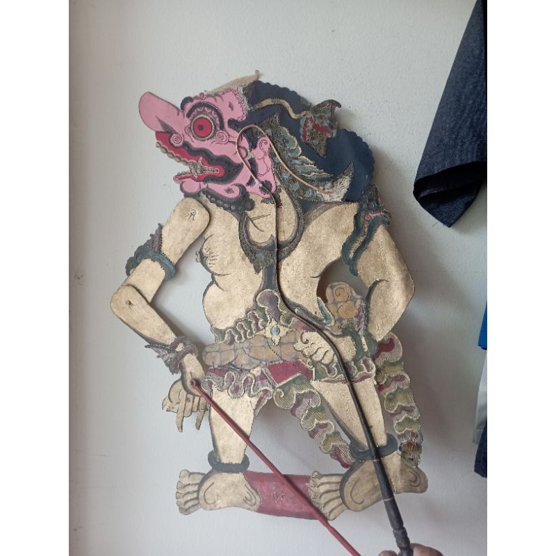 Wayang kulit asli buto babrah
