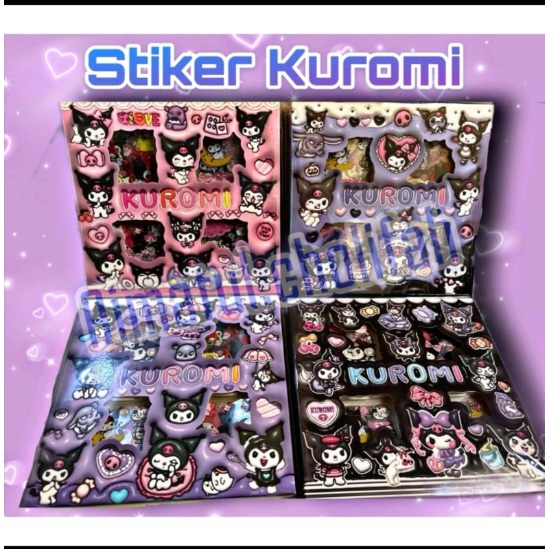 

100 pcs STIKER KUROMI MURAH UNTUK ANAK