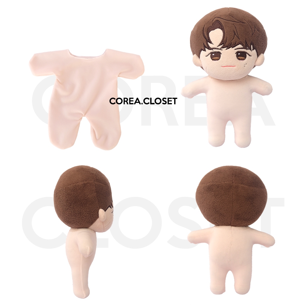 READY STOCK 20cm 15cm 10cm doll clothes - manset fit body coklat strech pelindung badan boneka agar 