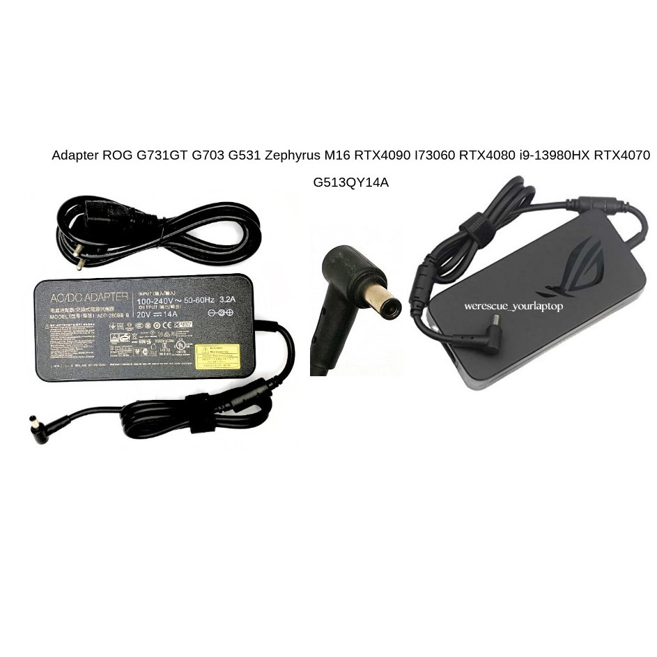 Adapter ROG G731GT G703 G531 Zephyrus M16 RTX4090 I73060 RTX4080 i9-13980HX RTX4070 G513QY14A New Be