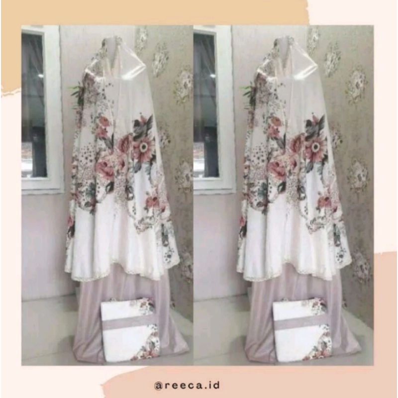 mukena katun jepang jumbo