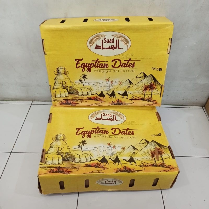 

Kurma Mesir Saad Egyptian Dates Premium 10 kg