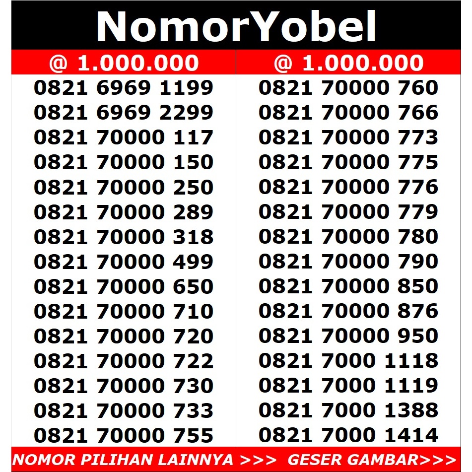 nomor cantik telkomsel simpati 4G 1000k-24