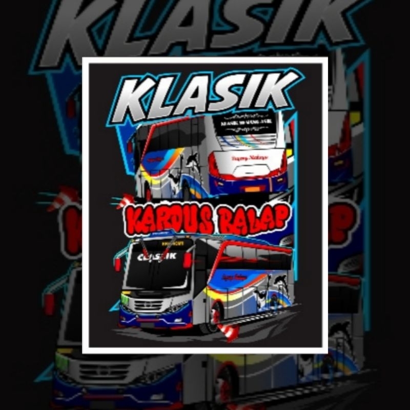 

(free sticker)CETAK STICKER BUSMANIA 5 PCS KLASIK KARDUS BALAP HOLOGRAM TERMURAH