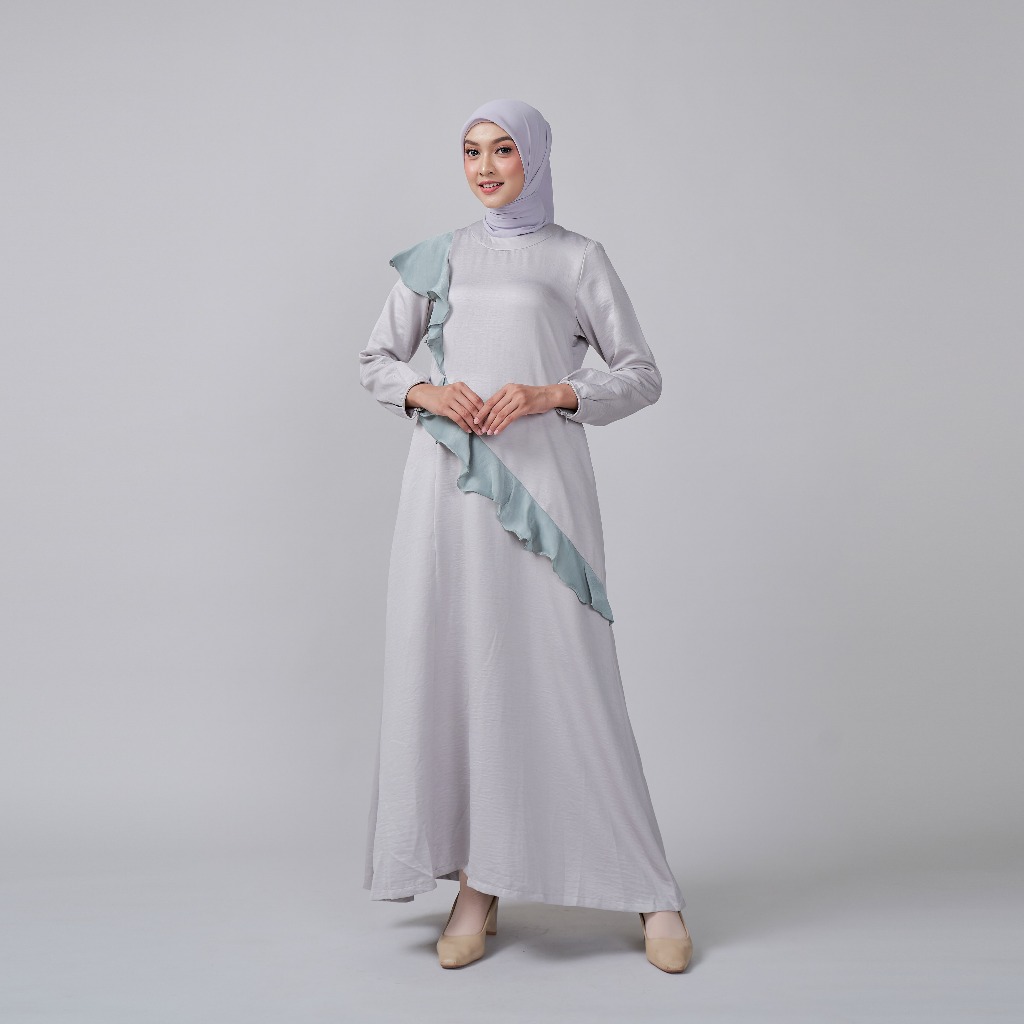 Monokhei X Ranti - Tawang Dress - Gamis Wanita | Dress Muslim | Gamis Syari | Gamis Polos