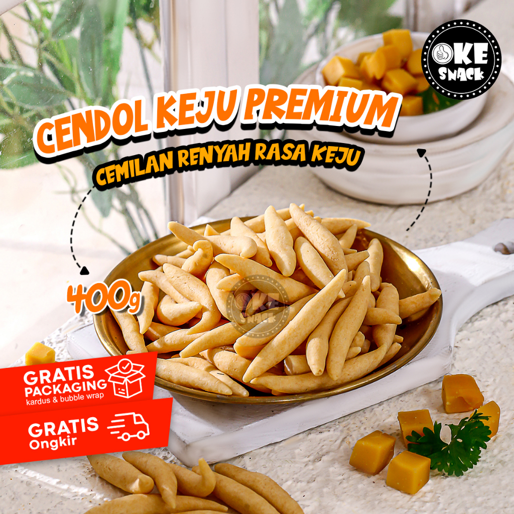 

Cendol Keju Premium 350g | Camilan Cendol Keju