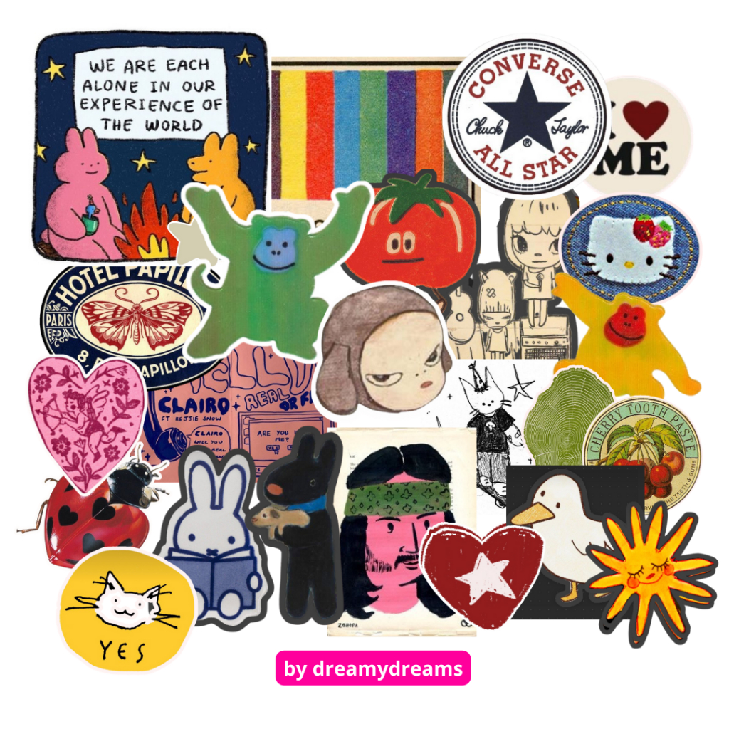 

STICKER PACK AESTHETIC VINTAGE DECAL LAPTOP
