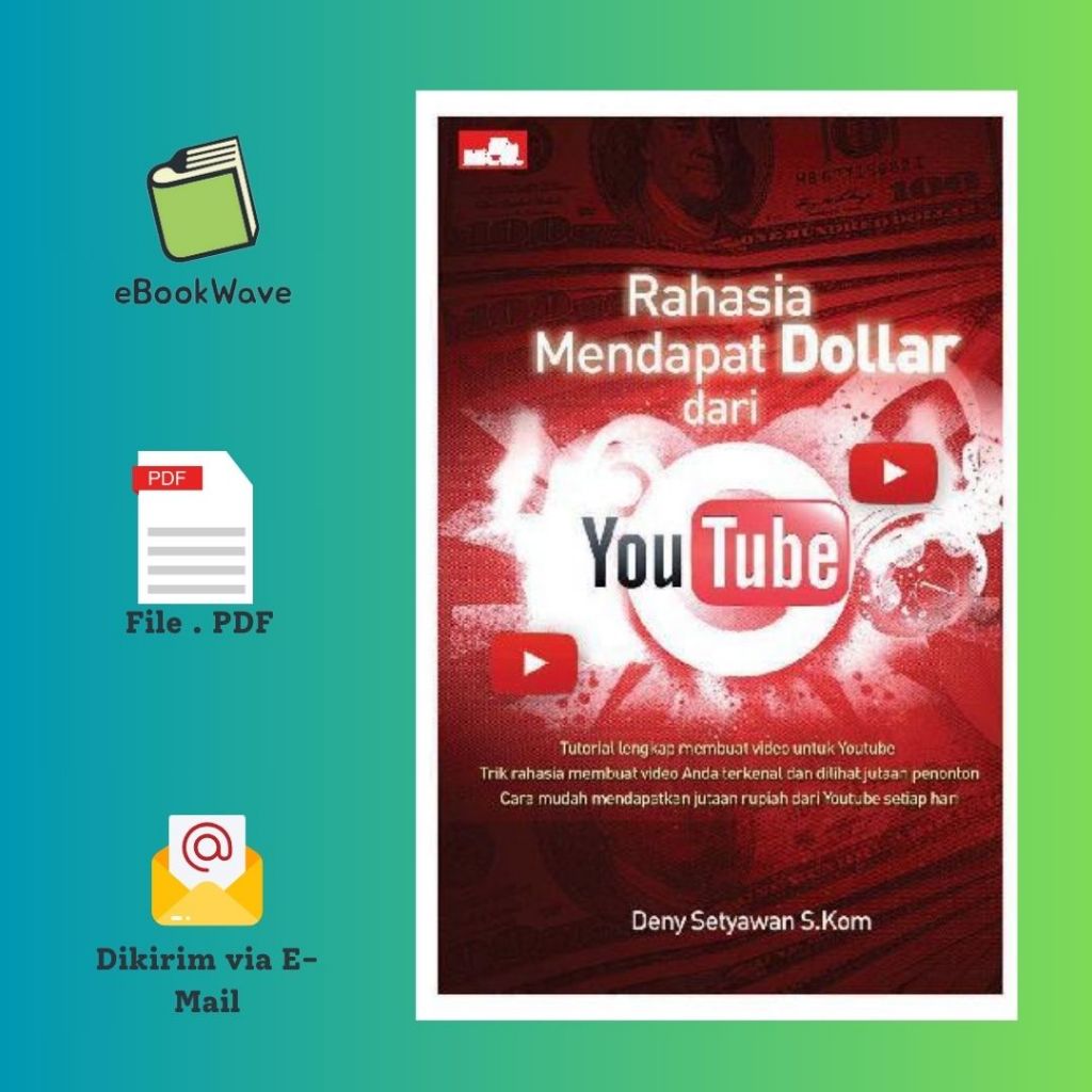 Rahasia Mendapat Dollar dari Youtube Book BEST SELLER (Bahasa Indonesia)