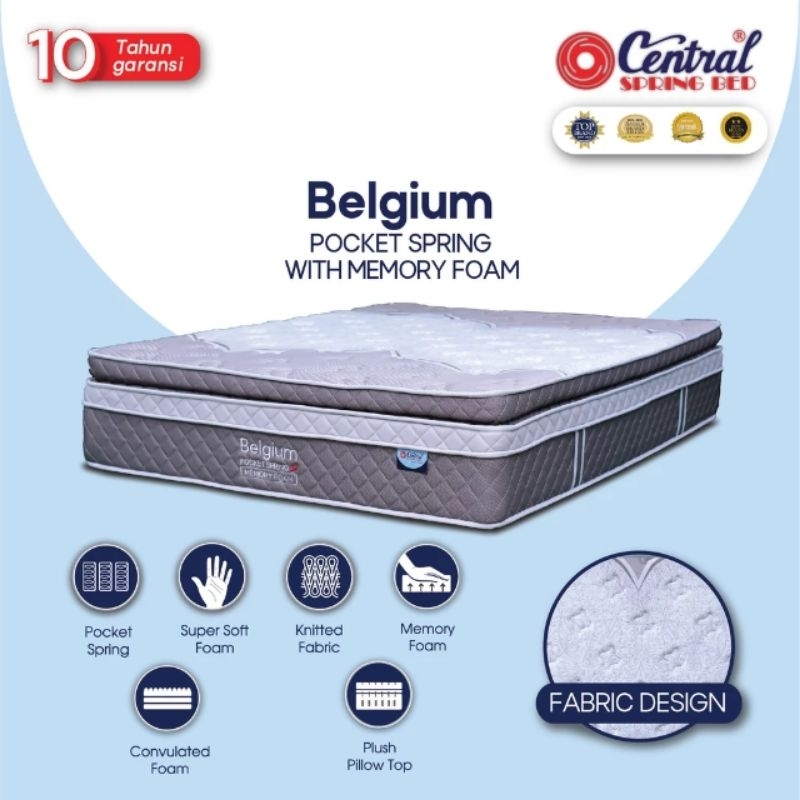 Central Belgium / Kasur Springbed Central / Central Springbed / Spring Bed Central