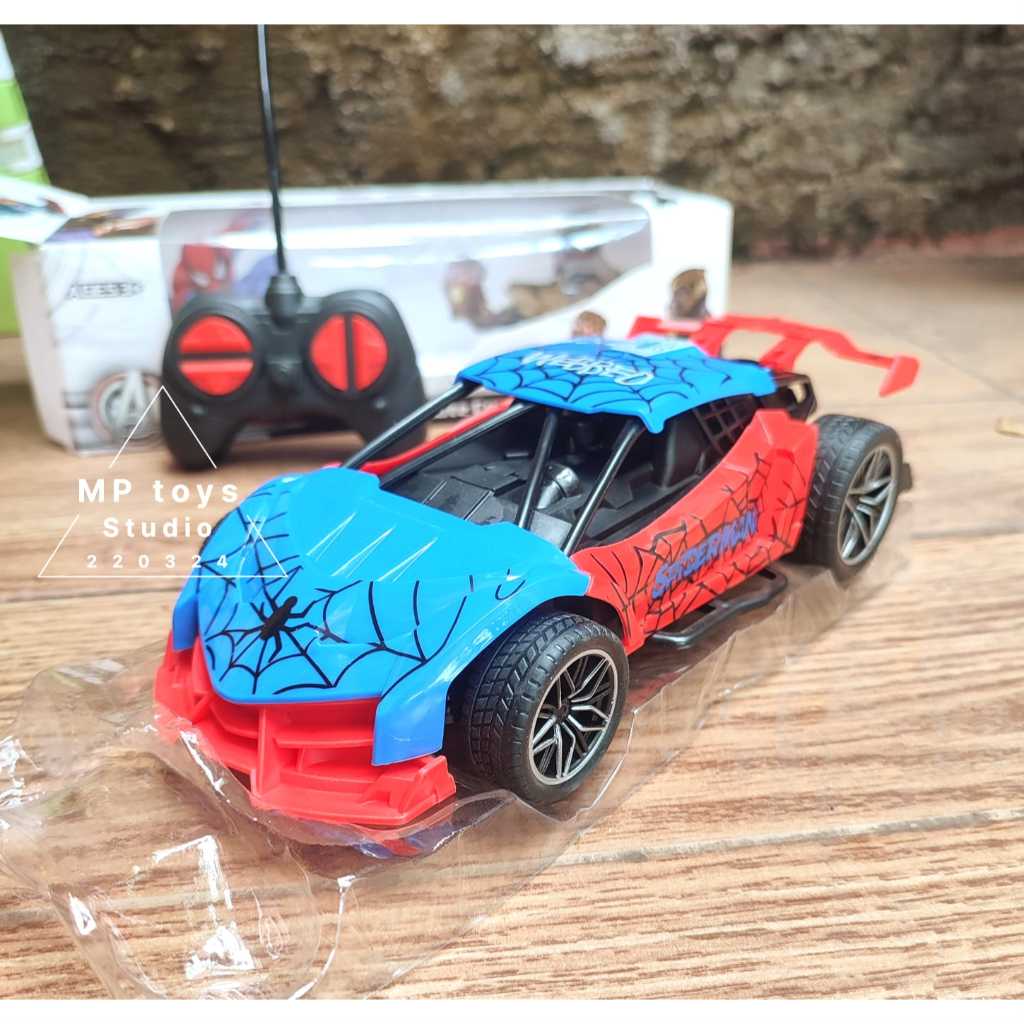 mobil remot batman mainan rc spiderman mobil remote control avenges super jeep alliance rc car hero 