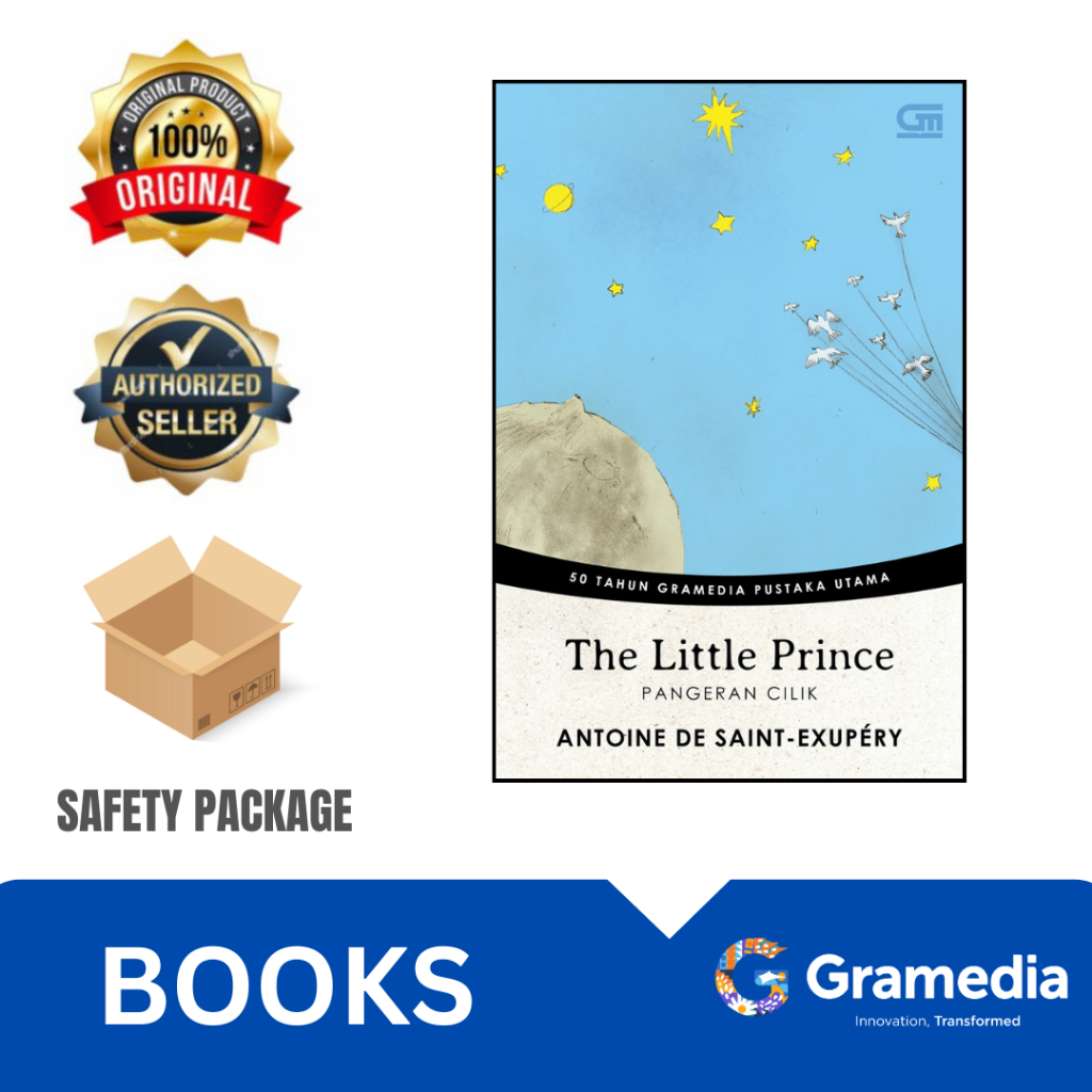 Gramedia Surabaya - Pangeran Cilik (The Little Prince) (Edisi Cover Spesial HUT GPU 50 Tahun)