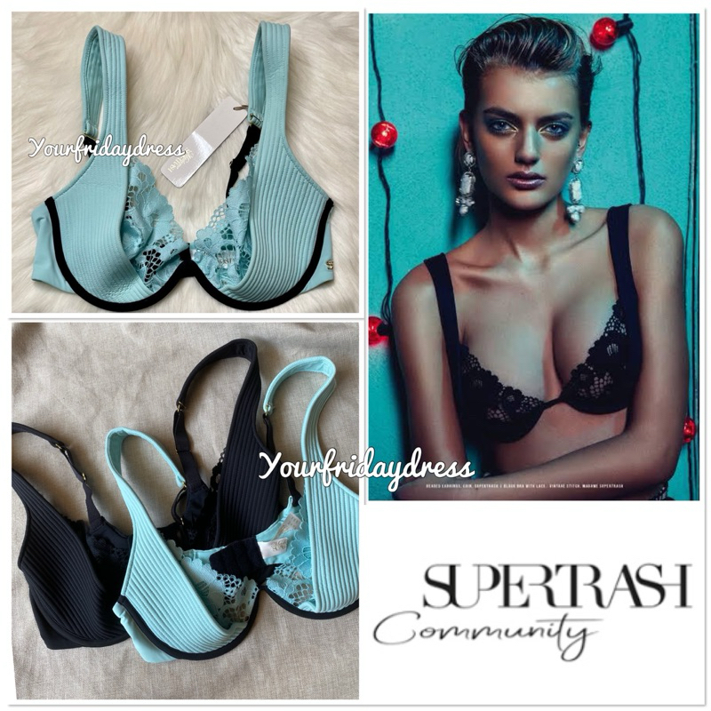 JUMBO (Last piece) Lace Plunge Bra Branded Sale Bh berkawat underwear kutang wanita renda burkat bru