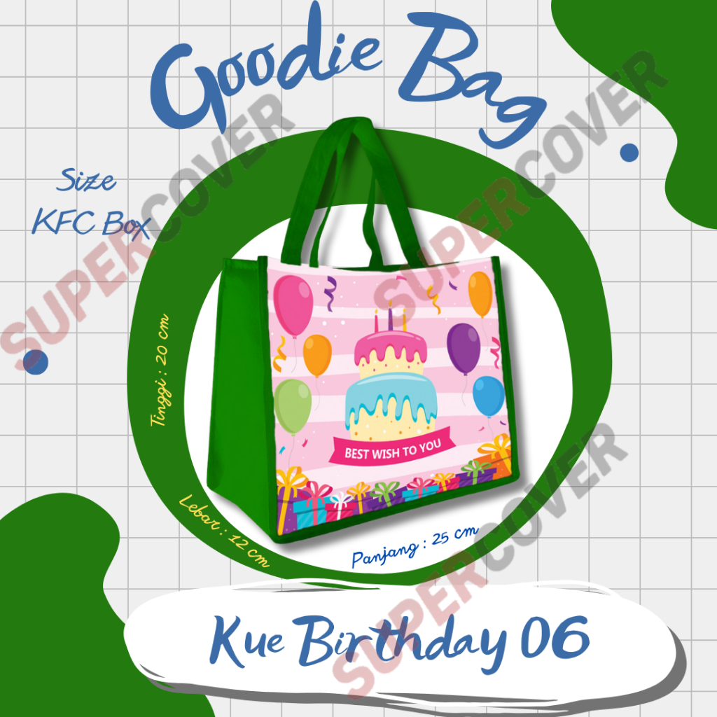 

Goodie Bag Birthday 06 Warna Hijau Tua Untuk Acara Ulang Tahun