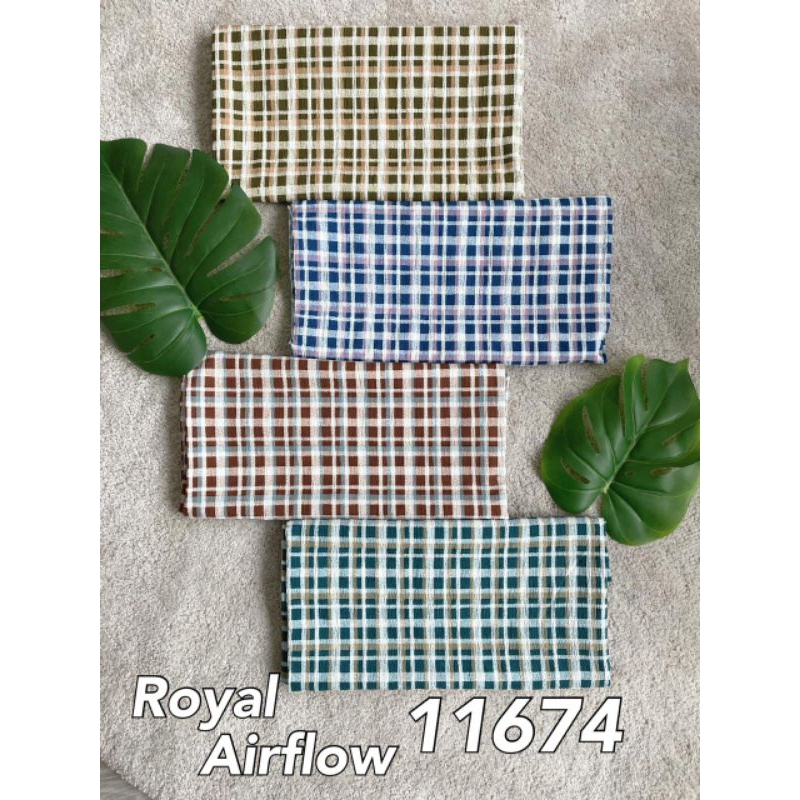 Kain Crinkle Airflow Motif Premiun per 0,5M Crinkle Motif 11674