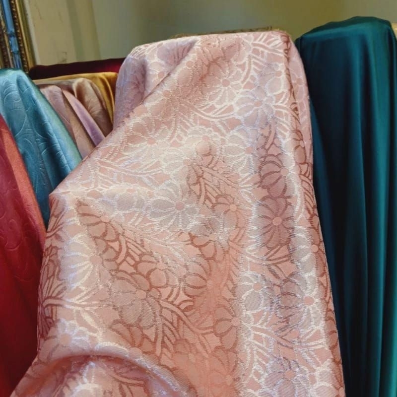 Bahan Kain Jaguard Embos Motif/Kain Jaguard Embos Premium