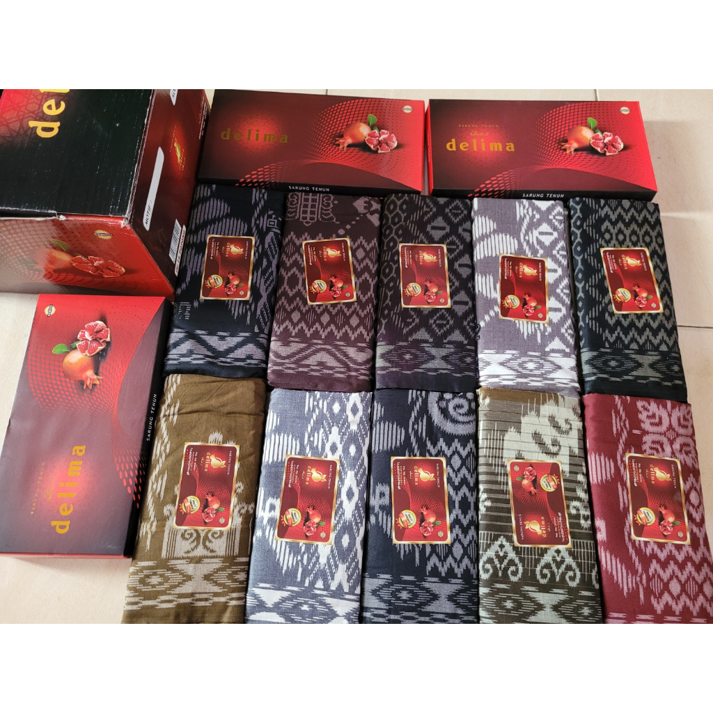 GROSIR KODIAN Sarung Tenun DELIMA KEMBANG BALIMOON by WADIMOR