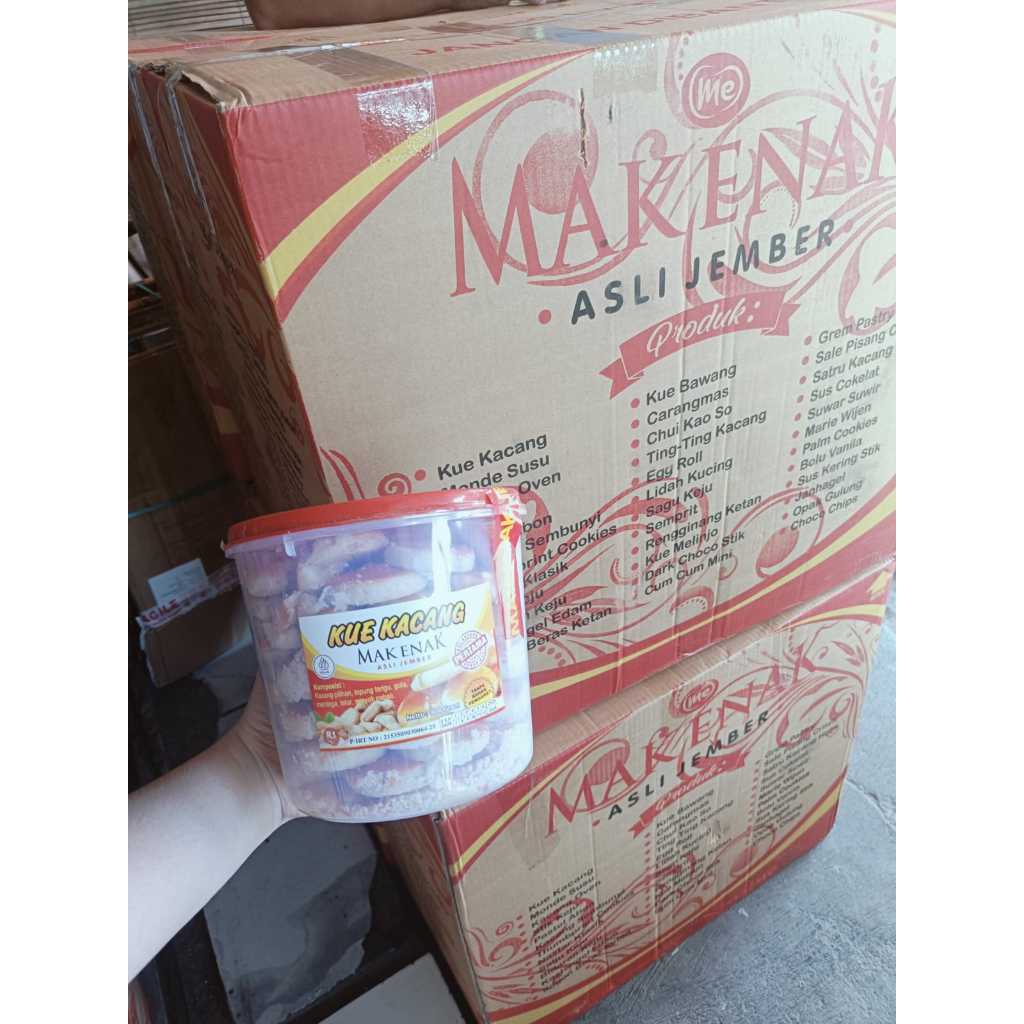 Kue Kacang Sumber Rejeki asli Jember 1000gr