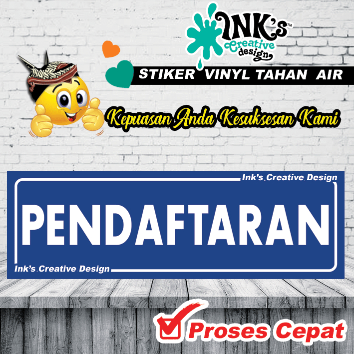 

Stiker Pendaftaran