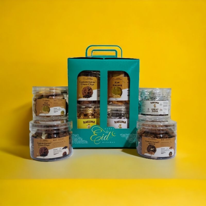 

Rakuma Spesial Paket Parcel Lebaran / Hampers Lebaran Idul Fitri Ekslusive Murah & Enak Toples 400ml