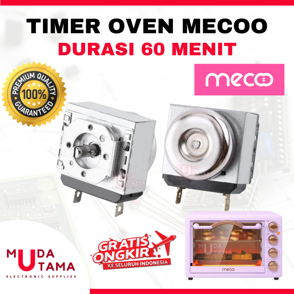 TIMER OVEN MECOO - 60 MENIT PUTARAN | PUTARAN SWITCH DELAY OVEN MECOO | TIME SWITCH OVEN MECOO 60 ME