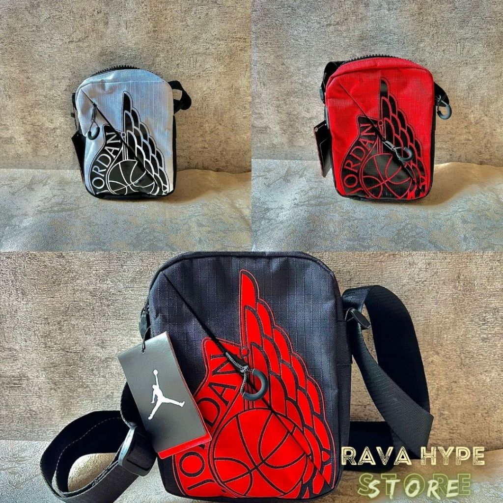 Jordan Slingbag Wings Kanvas / Tas Jordan Tas Selempang