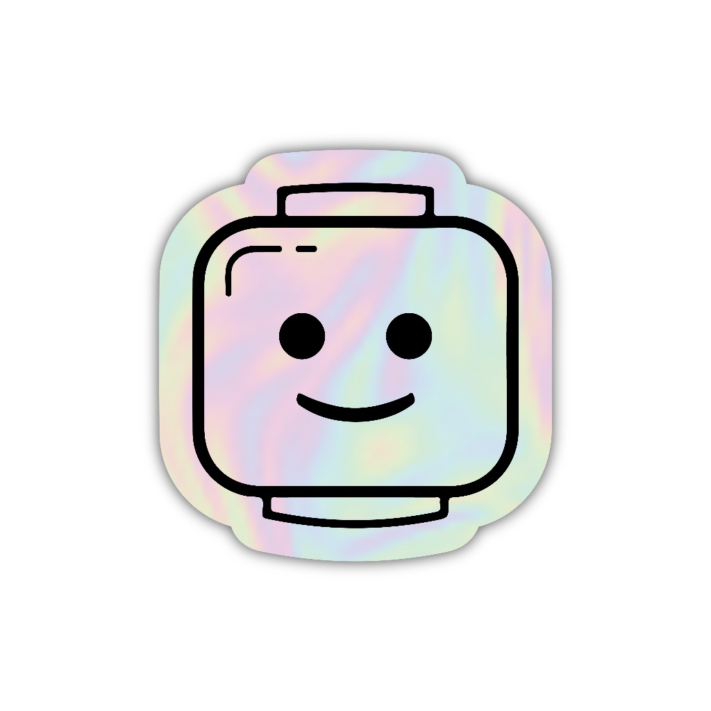 

sticker lego, stiker hologram satuan- Z082