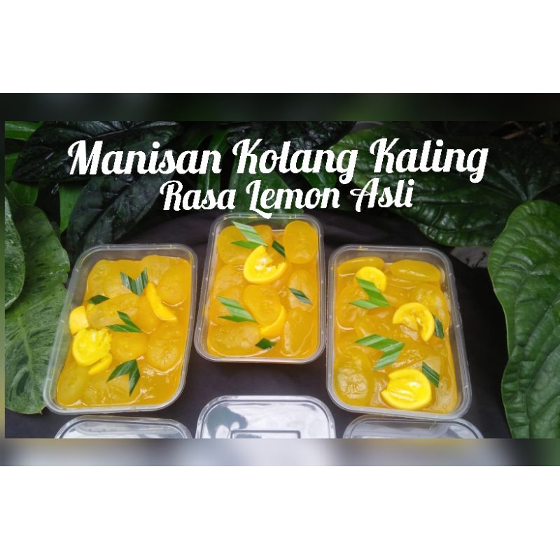 

Manisan Kolang Kaling Rasa Lemon Asli 500 ml
