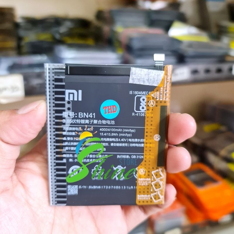 Baterai Batre BN41 Original HP Xiaomi Redmi Note 4 / Note 4X Versi Mediatek Battery Batrei Xiomi