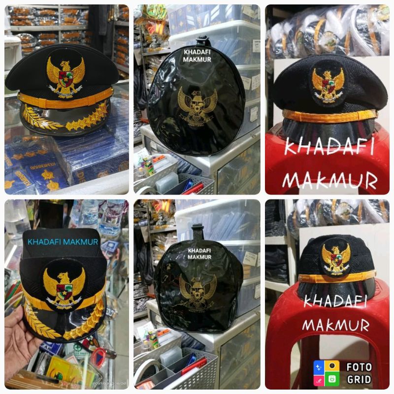 Topi pet PDU Camat Pria dan wanita