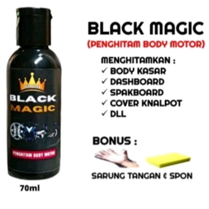Penghitam Body Motor (BLACK MAGIC) Semir/Pengkilap Body Motor