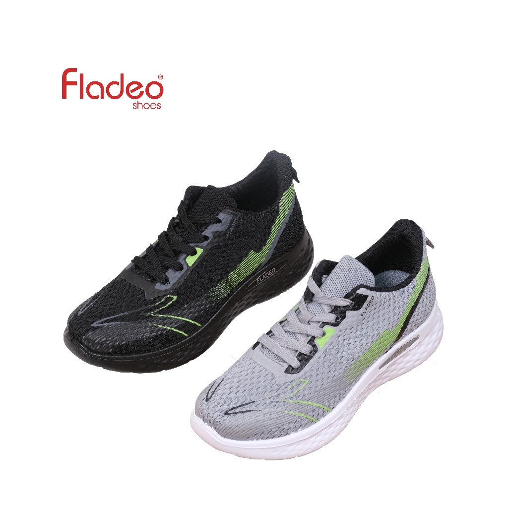Fladeo C24/MSS211-1LU/Sepatu Sneakers Tali Pria [ Sneakers Shoes ]