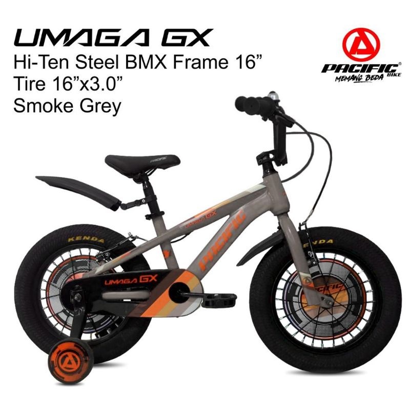 SEPEDA ANAK LAKI BMX PACIFIC UMAGA GX UKURAN 12 16 18 INCH BERKUALITAS