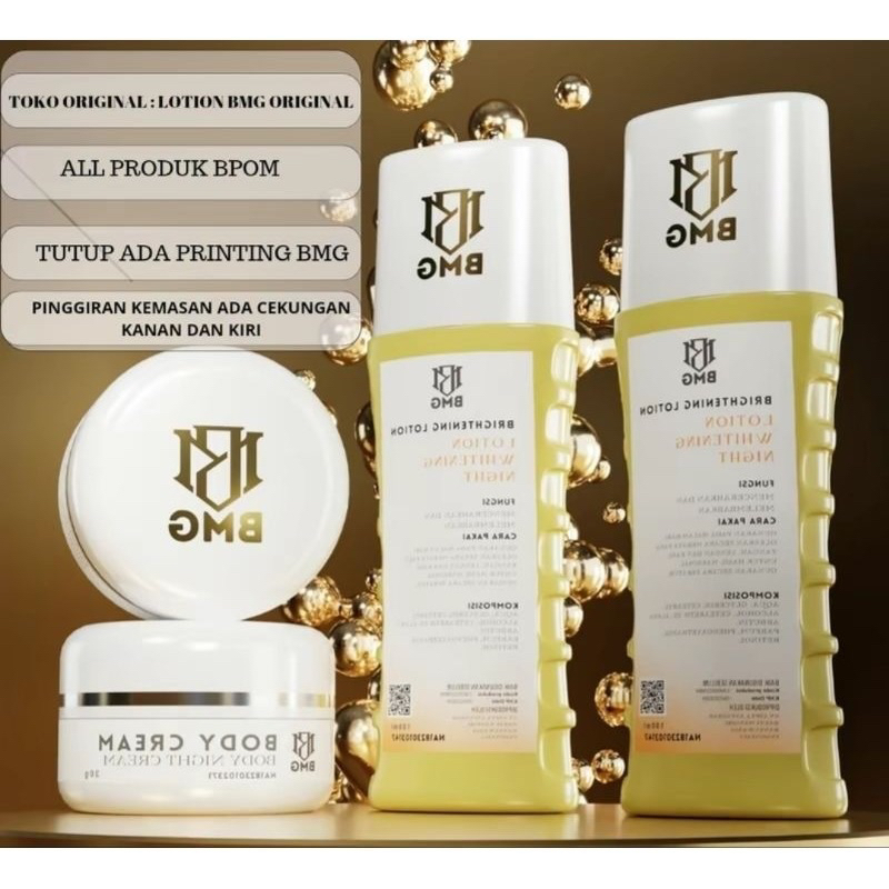 [ BMG ORIGINAL ] BMG LOTION LOTION ANGGUR GEL PAKET ISI 4 BPOM