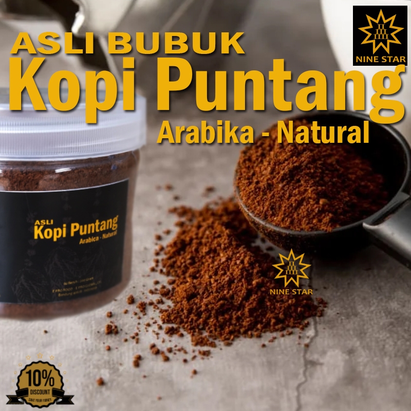 

Bubuk Kopi Arabika Natural Gunung Puntang Pangalengan Bandung