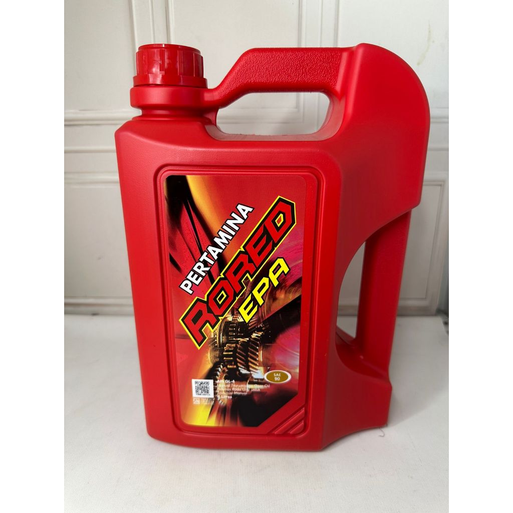 Oli Transmisi SAE 90 Pertamina Rored EPA 4 Liter Original