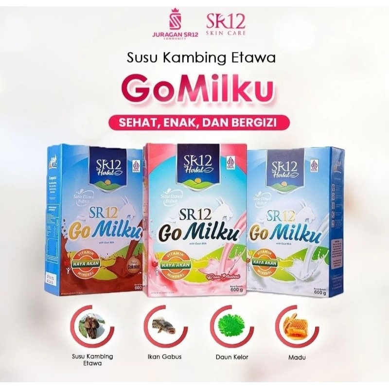 

GO MILKU SUSU KAMBING ORIGINAL SR12 BAIK UNTUK KESEHATAN