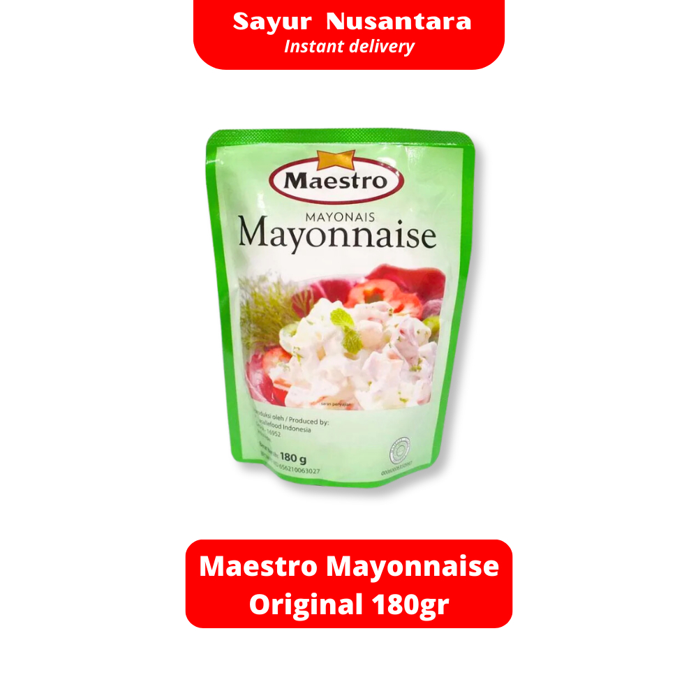 

Maestro Mayonaise Original 180gr - Sayur Nusantara