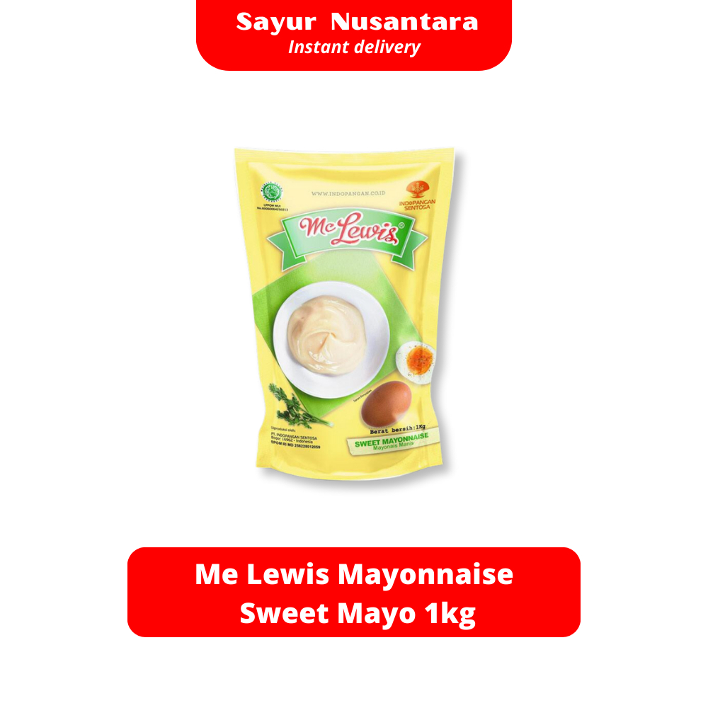 

Me Lewis Mayonnaise Sweet Mayo 1000gr - Sayur Nusantara