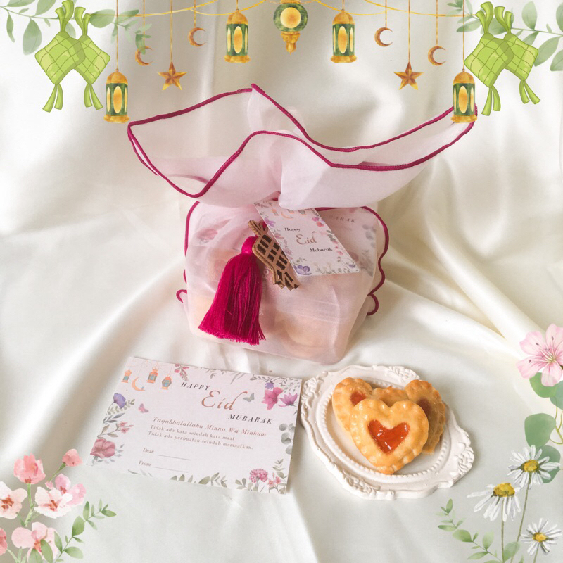 

Hampers kue kering lebaran | Kue Thumbprint love | thumbprint Starberry | kue lebaran